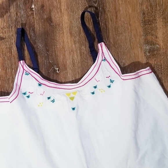 CATIMINI Embroidered Detailed Tunic Top with Ruffle size 10 - Picture 3 of 11